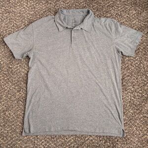 True Classic gray polo XL